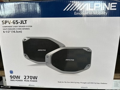 Alpine SPV-65-JLT Rear Soundbar for 2018+ Jeep Wrangler and 2020+ Jeep Gladiator