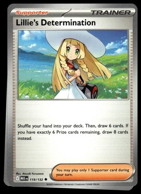 Lillie's Determination #119/132 ME01: Mega Evolution Pokemon