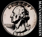 1961 Washington Quarter - Choice Gem Proof  Lustrous  No Reserve  #K961