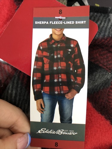 Black Fleece-Lined Shirt - Size 