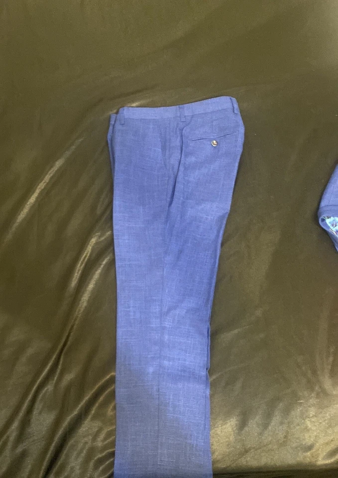 Blazer y pantalón traje forro tropical cachemir y gris Foto 3 de 4