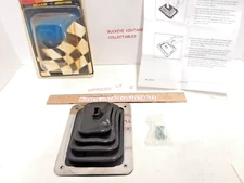 NOS~Mr Gasket 9648 Shift Boot And Plate Covers Up To 2-1/2" - 3-1/2"