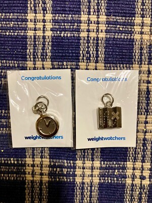 Weight Watchers WW Charm Awards- Find Your Adventure and It's My Time- New!