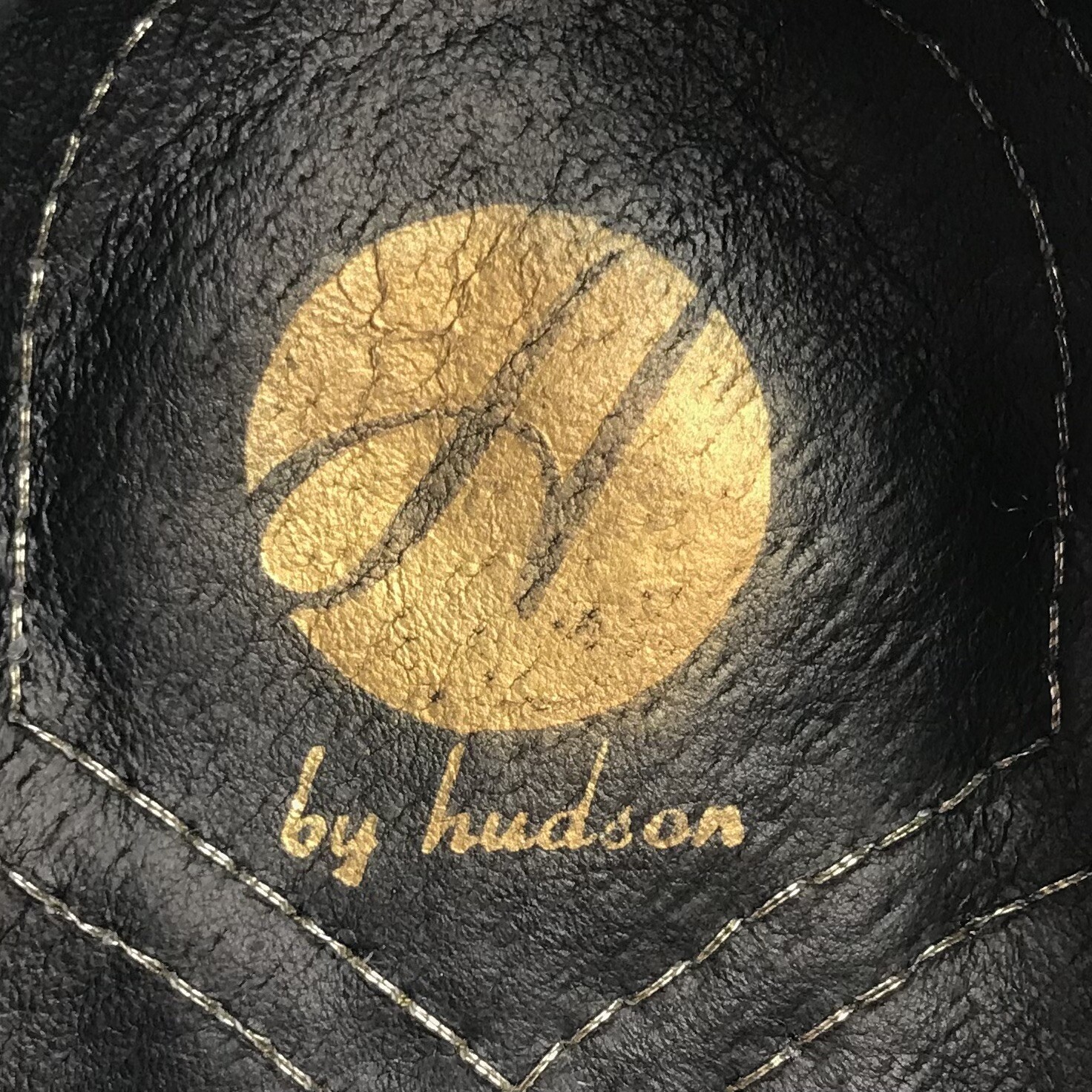 H By Hudson Black Leather Oxford Lace Up Dress Shoes Mens Size 43 EUR US 10