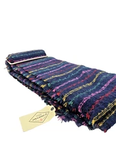 Blanket Scarf by St. John's Bay, Navy Blue with Ariel Stripe - NWT