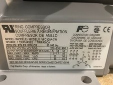 FUJI ELECTRIC REGENERATIVE BLOWER VFC300A-7W