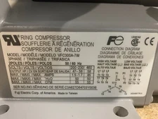 FUJI ELECTRIC REGENERATIVE BLOWER VFC300A-7W