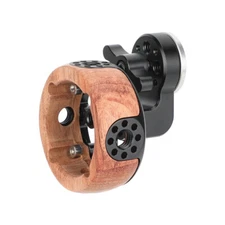 CAMVATE Wooden Handgrip with ARRI-Compatible Rosette Extension Adapter