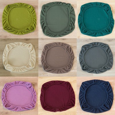 2 Stück Bürostuhl Bezüge Waschbar - Elastische Sitzbezüge In Grau