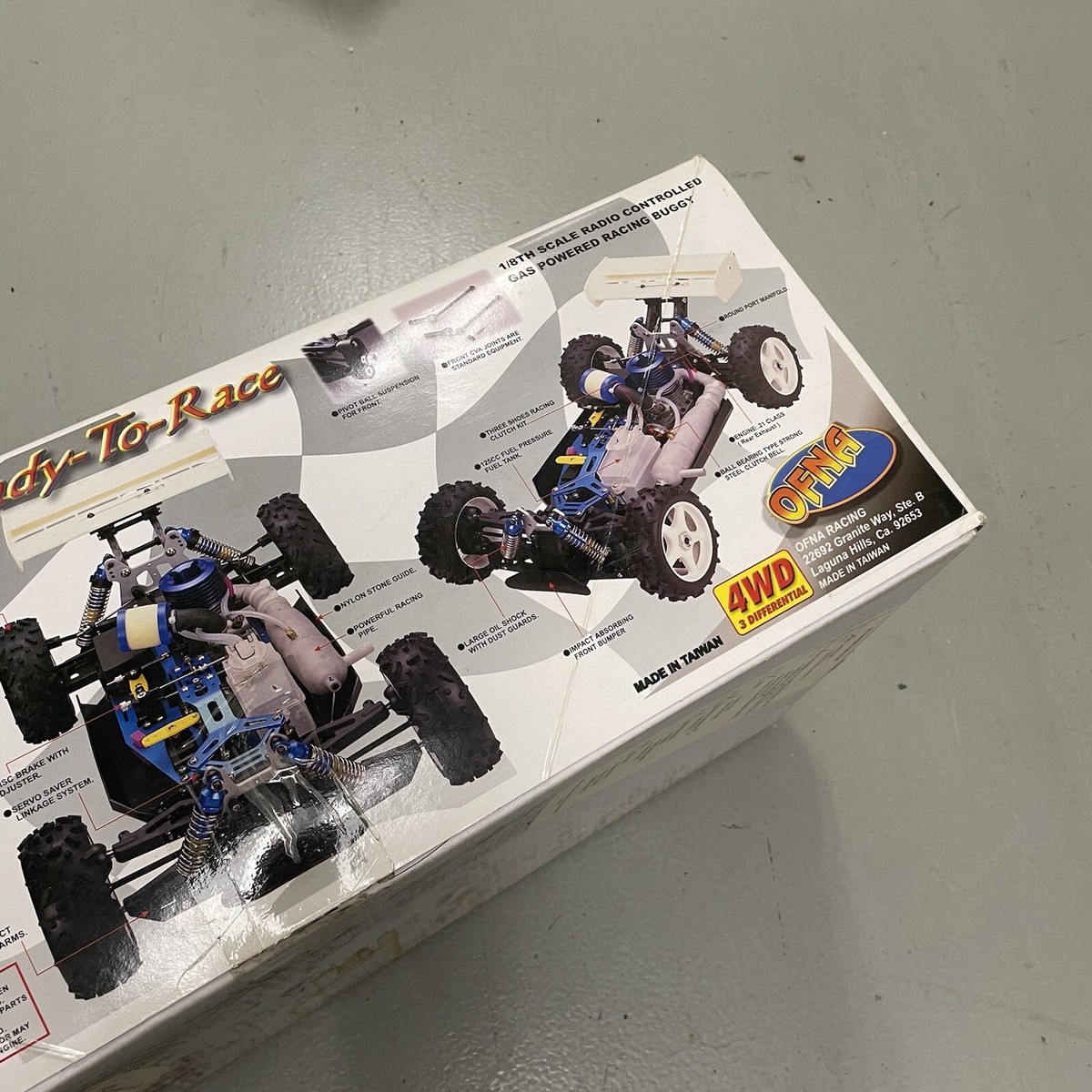 Vintage OFNA Racing 1/8 Ultra MBX Off Road Buggy RC Car Nitro