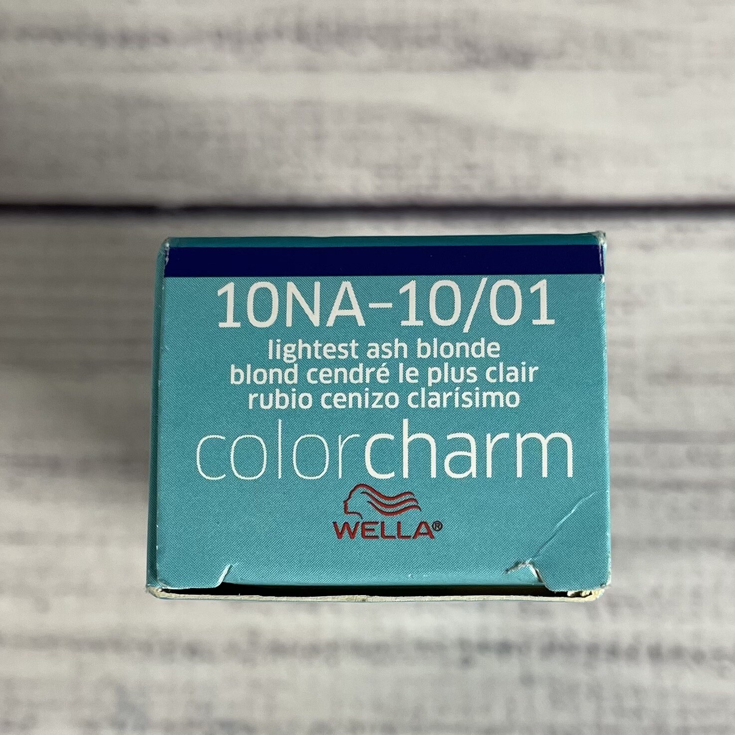 WELLA  Color Charm DEMI Permanent Hair color 2 oz 10NA-10/01 Lightest Ash Blonde