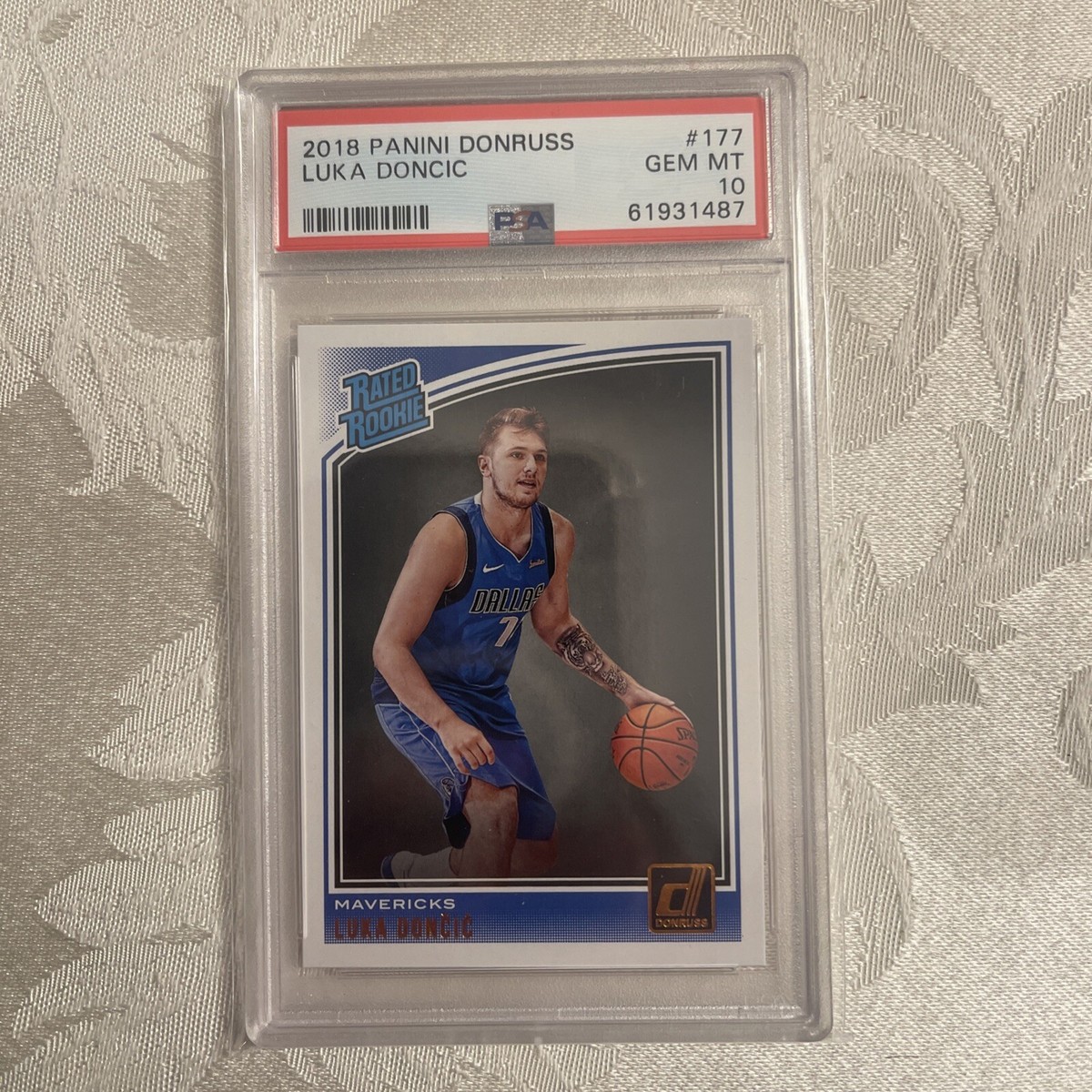 2018 Panini Donruss - Rated Rookies #177 Luka Doncic (RC 2018 Panini Donruss - Rated Rookies #177 Luka Doncic (RC