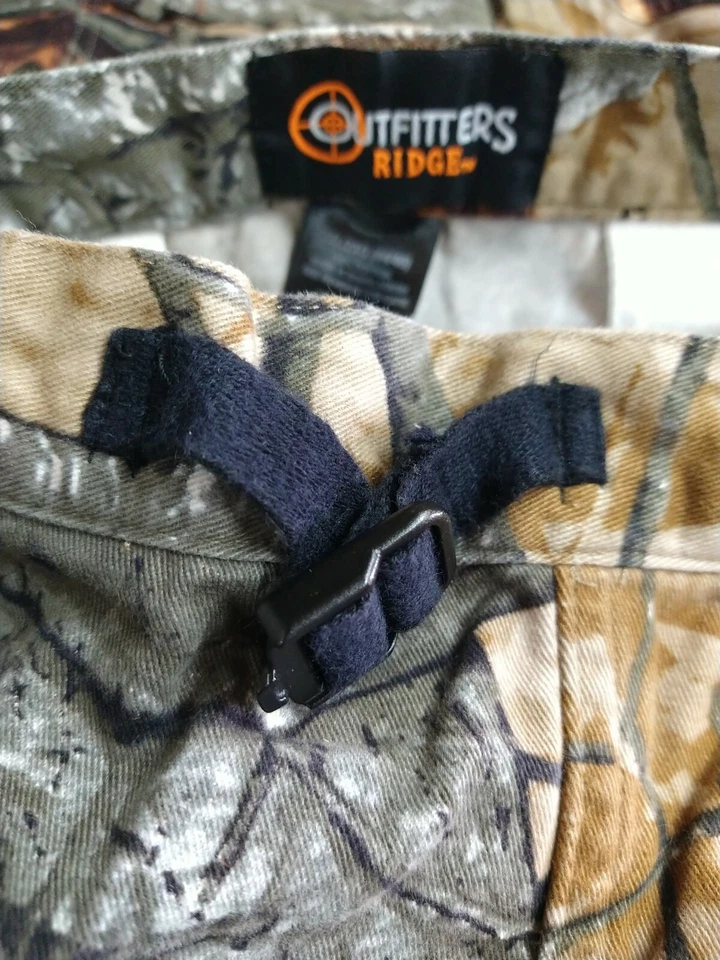 Outfitters Ridge Camo Drawstring Cuff Cargo Pants Mens Size XXLarge (44-46) - Image 4 of 4
