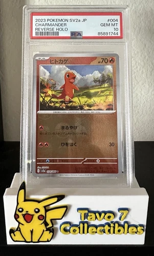 PSA 10 Charmander 004/165 Pokemon Japanese 151 Reverse Pokeball