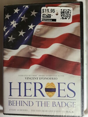 Heroes Behind the Badge (DVD,2016,Unrated,Widescreen) Brand New Factory Sealed!