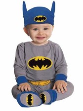 DC Comics Infant Boys Batman Costume Outfit Creeper Pants Cape Hat  Booties