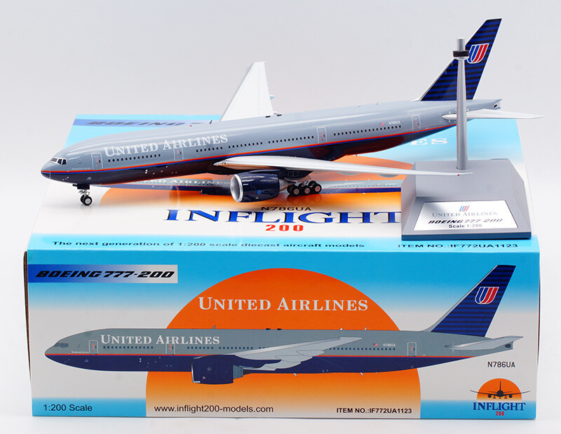Inflight for United Airlines for Boeing B777-200 N786UA 1:200