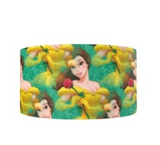 7/8 Inch grosgrain ribbon Hair Bow Supply 1084577 Beauty and the Beast Belle