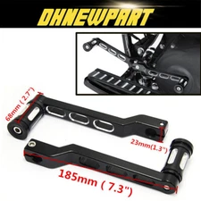 2pcs Black Shifter Lever Pedals Heel Toe Shift Pegs For Harley Touring Softail