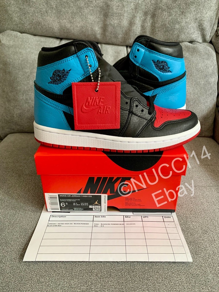 Nike Air Jordan Retro High OG NC to Chi Chicago Size Womens CD0461-046