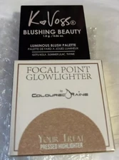 K Voss BLUSHING BEAUTY Luminous Blush ROSY 0.06 Oz. & Highlighter .12 Oz. NEW