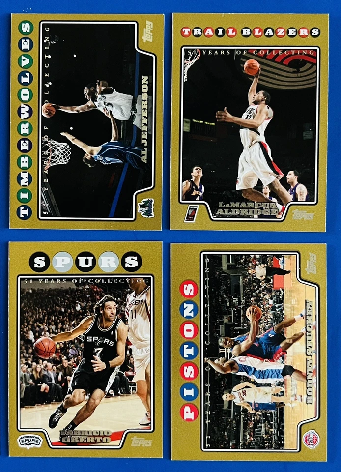 Lot of (16) 2008-09 Topps Gold Parallel Basketball Cards #d /2008 - Image 3 of 4
