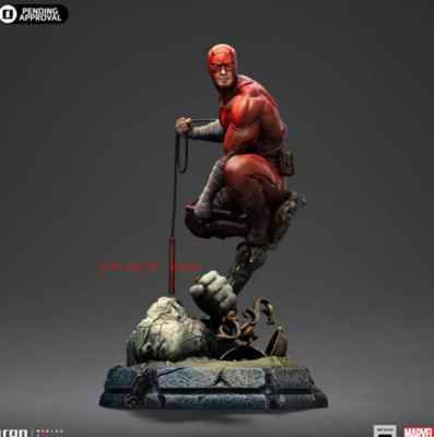 Marvel　デアデビル　ペインテッド・スタチュー Perfect Iron Studios Daredevil Art Scale 1/10 Statue Figure New