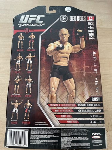 UFC Signed George St-Pierre Autograph Jacks Action Figure - Picture 3 of 3