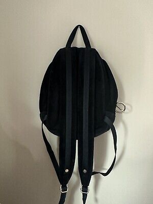 NWT Juicy Couture Black Velour Backpack – leslieenrose