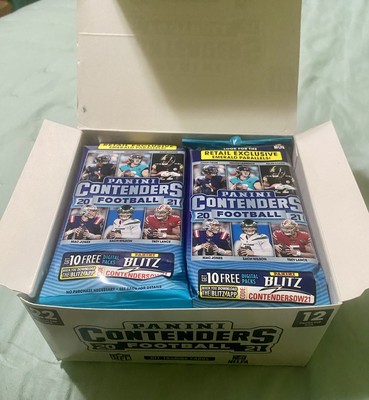 2021 Panini Contenders NFL Football (12) Value Fat Pack Lot Factory Sealed  