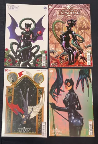 DC Knight Terrors: CatWoman Complete Run! 1-2 + Variants Lot of 4 NM