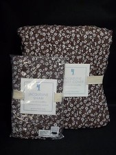 Pottery Barn Kids Teen Jacqueline Duvet Cover Twin Brown 1 Sham Standard 9762