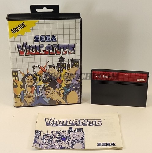 SEGA MASTER SYSTEM VIGILANTE RETRO GAME VINTAGE 1988 USED IN BOX - Picture 2 of 8