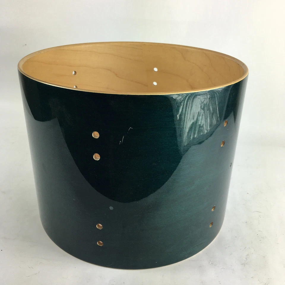 Premier 经典系列枫木 12 英寸 X 9 英寸汤姆鼓壳橄榄绿色着色 — 第 4/4 张图片