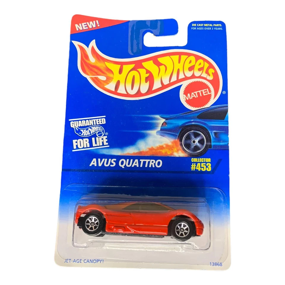 Tarjeta azul Hot Wheels de la década de 1990 Avus Quattro Lexus SC400 Shadow Jet II Model Series Foto 3 de 4