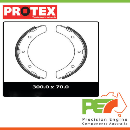 *PROTEX* Brake Shoes - Front For MITSUBISHI FUSO CANTER . 2D Truck RWD. - 第 1/4 張圖片