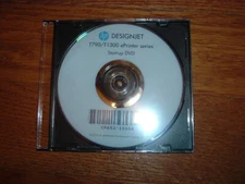 Original Start up disk for HP DesignJet T1300/T790 Plotters.Drivers,Manuals,DVD