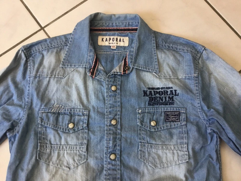 Chemise en jean discount kaporal