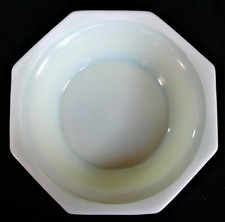 Akro Agate Large Octagon Cream Bowl s - Glass - Child Tea Set