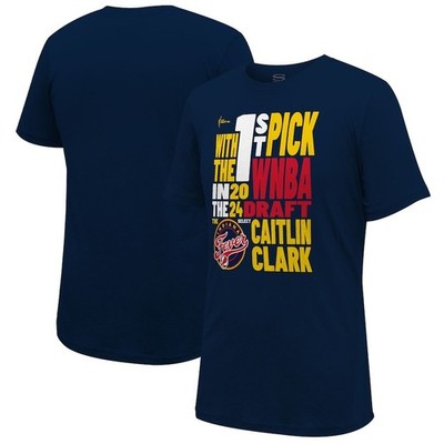 Indiana Fever Caitlin Clark Stadium Essentials Navy 2024 WNBA Draft First SZ 2XL