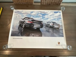 Porsche 911 Turbo(s) Factory Poster Coupe/Cabriolet