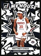 2025-26 Donruss WNBA My House Brittney Sykes Washington Mystics #18