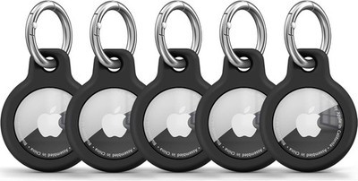5 STÜCK Hülle für Apple AirTag 2nd Gen (2026) & 1st Gen Schlüsselanhänger