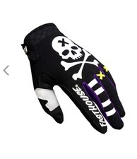 Fasthouse Youth Speed Style Rufio Black White Gloves Size Youth Large