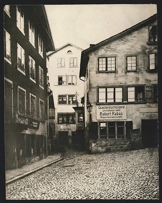 Photographie Zurich, maison Gottfried Keller & serrurerie de cuisinière à... - Photo 1/2