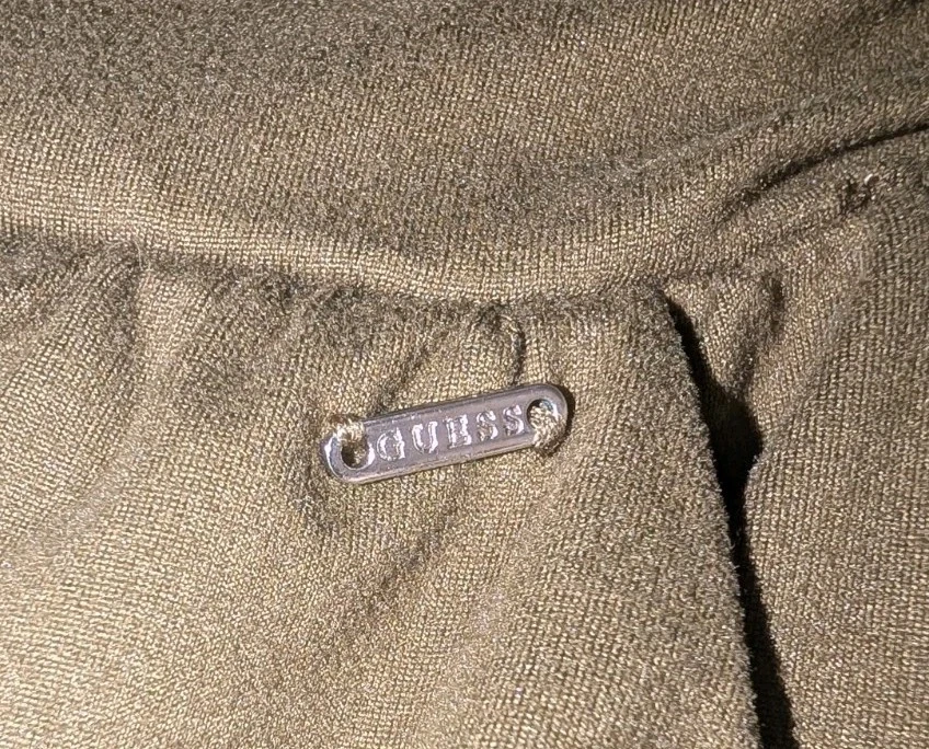 Sleeveless Guess Romper Shorts Army Green - Image 2 of 4