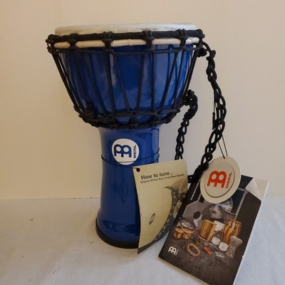 Meinl Percussion JRD Synthetic Compact Junior Djembe 7'' Diameter BLUE