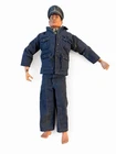 Vintage 1964 Hasbro GI Joe Action Soldier Figure W Locker Uniforms Accessories