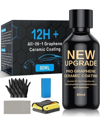 Graphene Ceramic Coating for Cars (80ML) - 10+ Year Protection, DJY-12H