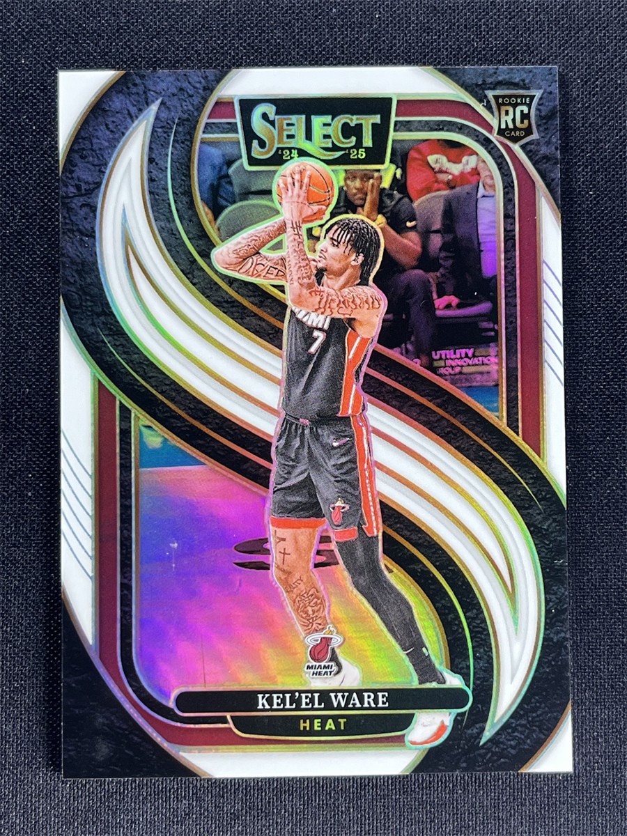 2024-25 Panini Select Kel'El Ware #191 Premier Level White Prizm RC Rookie /149